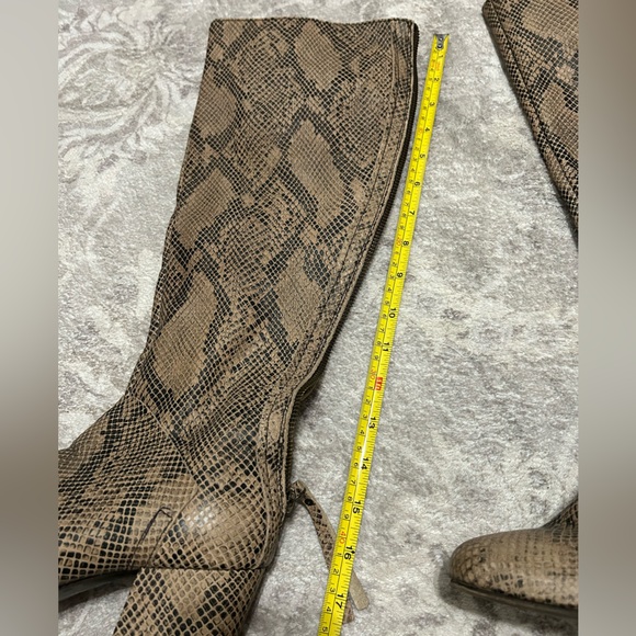 Free People Newcastle Tall Snakeskin Boot - Picture 5 of 10